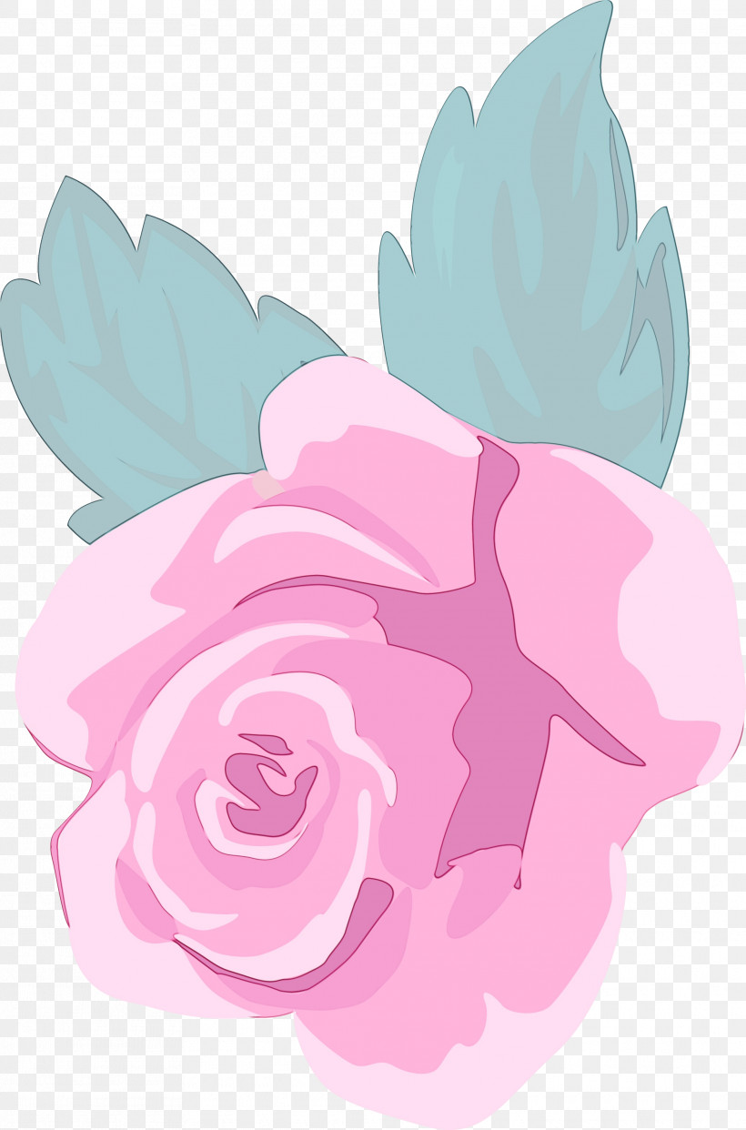 Rose, PNG, 2075x3144px, Pink Rose, Flower, Leaf, Paint, Petal Download Free