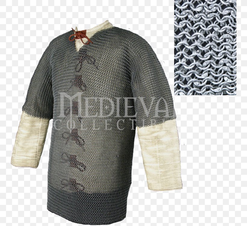 T-shirt Hauberk Mail Sleeve, PNG, 750x750px, Tshirt, Armour, Chain, Clothing, Clothing Sizes Download Free