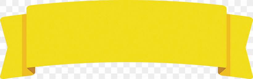 Arch Ribbon, PNG, 4078x1284px, Arch Ribbon, Material Property, Rectangle, Yellow Download Free