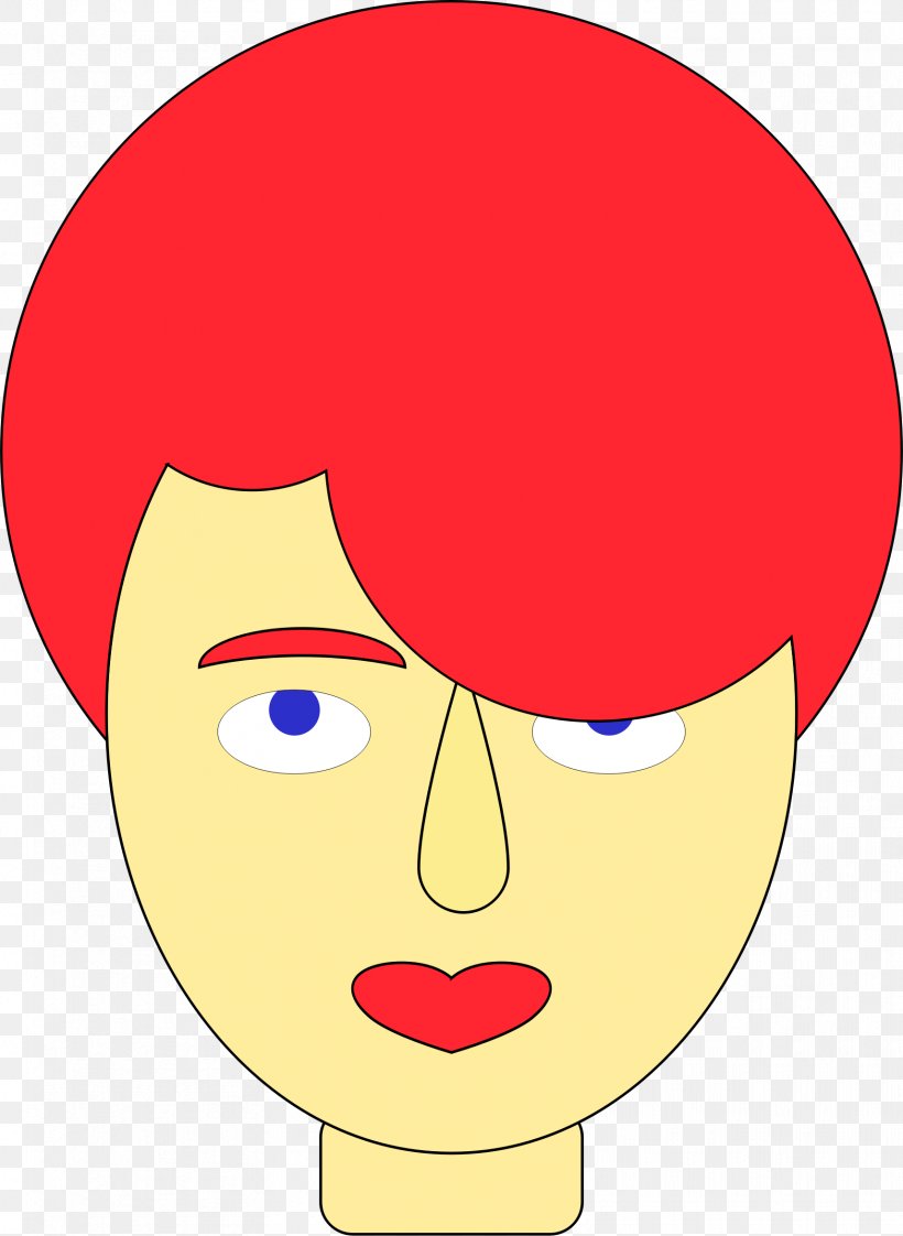 Eye Red Hair Face Clip Art, PNG, 1714x2347px, Watercolor, Cartoon, Flower, Frame, Heart Download Free
