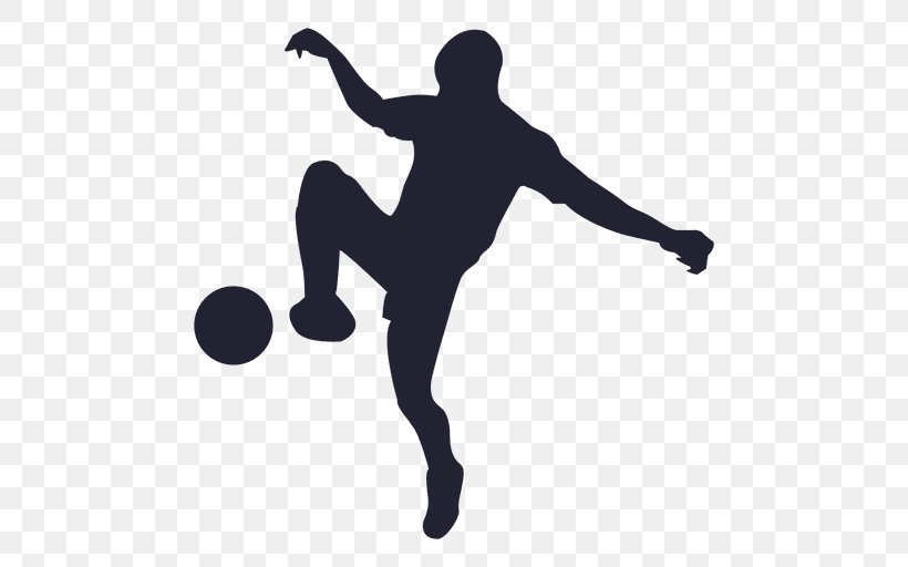 Silhouette Football Player Clip Art, PNG, 512x512px, Silhouette, Arm, Association Football Manager, Football, Football Player Download Free