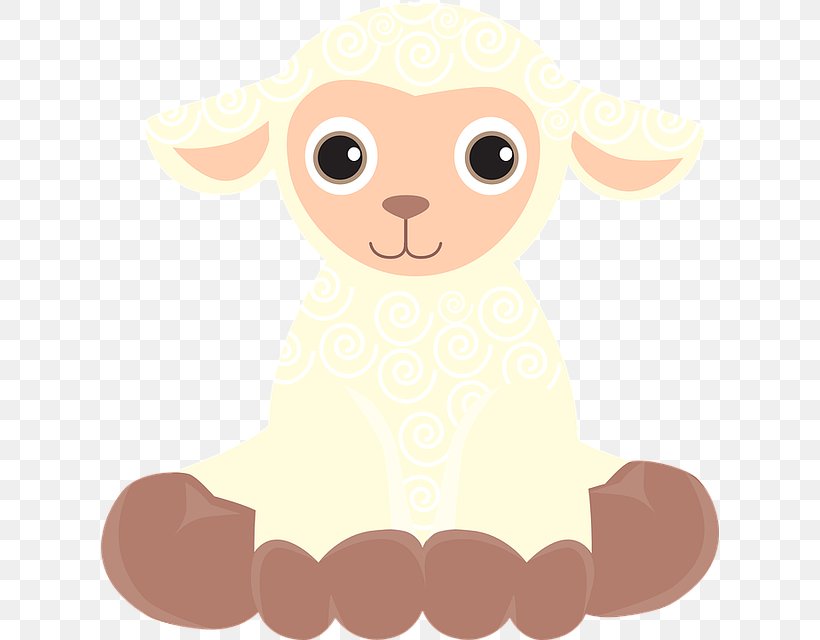 Cute Cartoon Lamb, PNG, 618x640px, Sheep, Android, Art, Baby Visual Stimulation Cards, Carnivoran Download Free