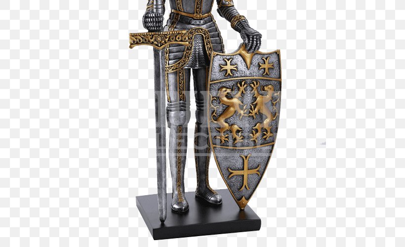 Knight Crusades Middle Ages Plate Armour, PNG, 500x500px, Knight, Armour, Bronze, Bronze Sculpture, Crusades Download Free