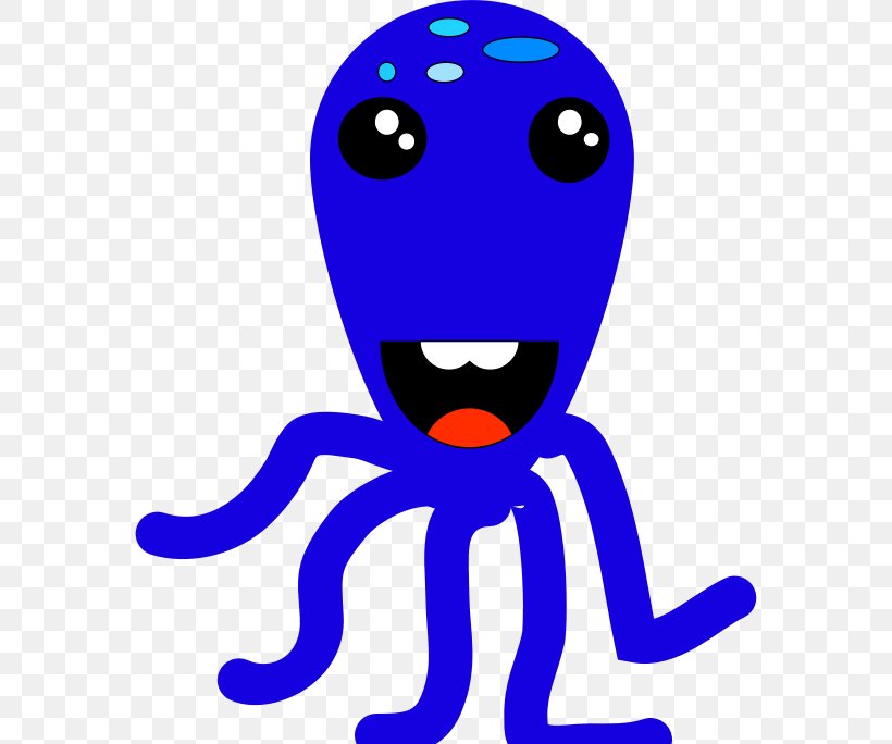 Octopus Electric Blue Cobalt Blue Organism, PNG, 572x684px, Watercolor, Cartoon, Flower, Frame, Heart Download Free