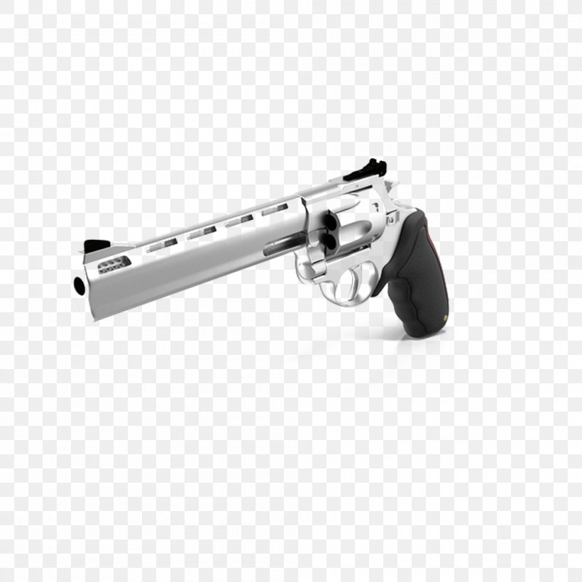 Revolver Taurus Raging Bull, PNG, 1000x1000px, Revolver, Air Gun, Black And White, Bull, Firearm Download Free