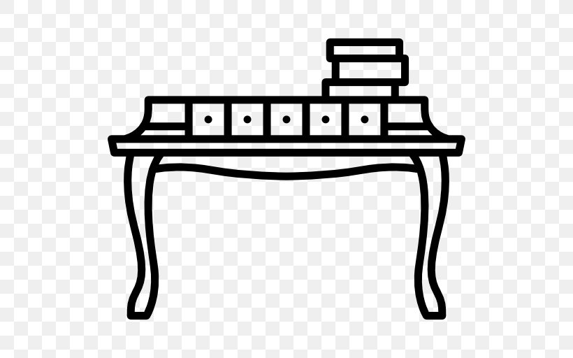 Table Antique Furniture Chair, PNG, 512x512px, Table, Antique, Antique Furniture, Bench, Black And White Download Free