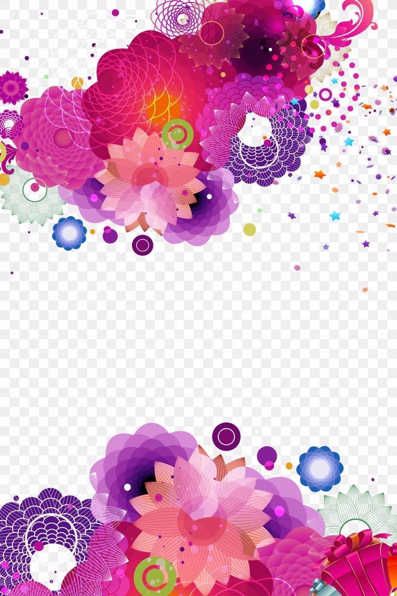 Colorful Flowers Design Gift Ideas, PNG, 3401x5103px, Poster, Art, Blossom, Dahlia, Flora Download Free