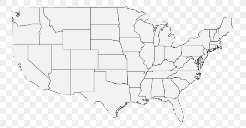 Contiguous United States Blank Map Alaska World Map, PNG, 984x513px, Contiguous United States, Alaska, Area, Artwork, Black And White Download Free