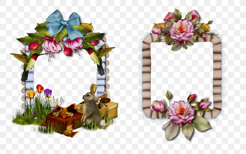 Picture Frame, PNG, 2364x1482px, Watercolor, Cut Flowers, Flower, Interior Design, Paint Download Free