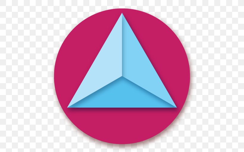Triangle, PNG, 512x512px, Triangle, Magenta, Pink, Pink M, Symbol Download Free