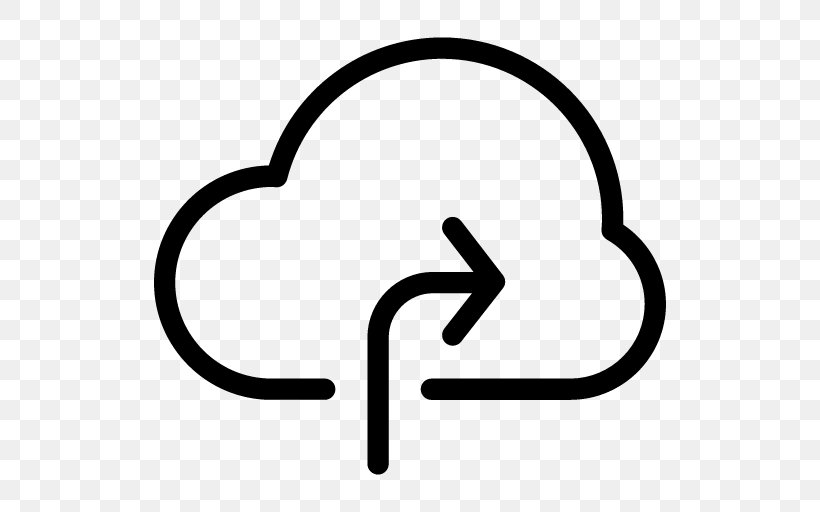 Cloud Computing Cloud Storage Remote Backup Service, PNG, 512x512px, Cloud Computing, Area, Backup, Black And White, Body Jewelry Download Free