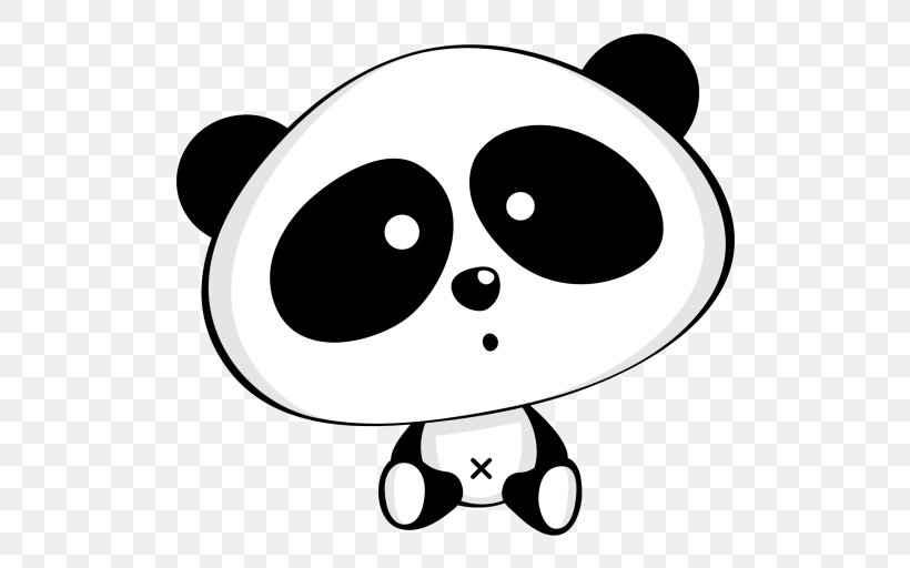 Giant Panda Bear Red Panda Clip Art Image, PNG, 512x512px, Giant Panda, Animal, Artwork, Bear, Black Download Free