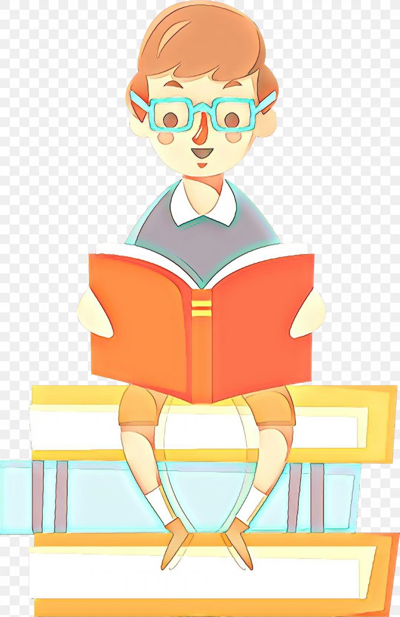 Cartoon Clip Art Sitting Reading, PNG, 1980x3054px, Cartoon, Reading, Sitting Download Free