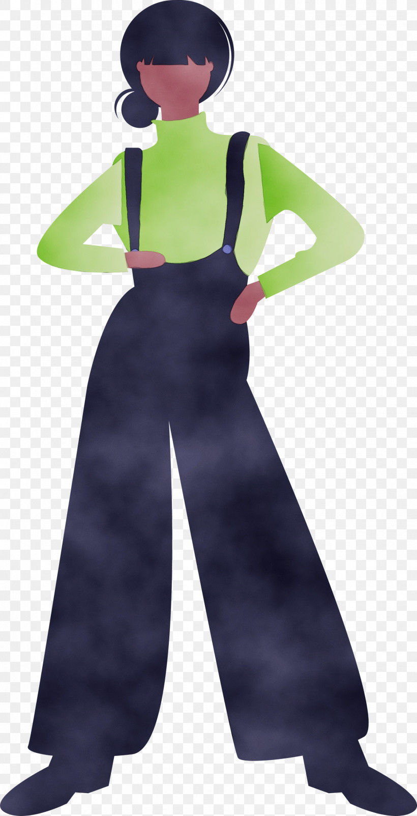 Clothing Green Standing Trousers Costume, PNG, 1534x3000px, Modern Art, Clothing, Costume, Green, Modern Girl Download Free