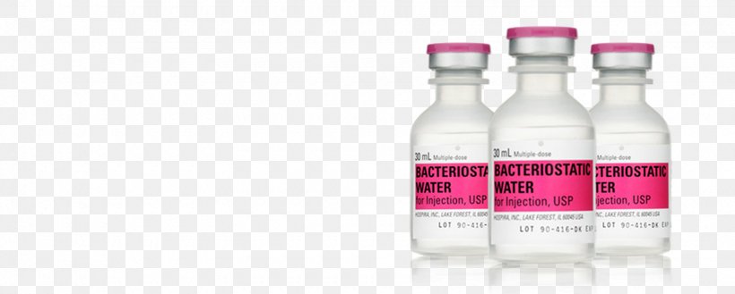Enhanced Water Bacteriostatic Agent Water For Injection Vial, PNG, 1740x700px, Enhanced Water, Bacteriostatic Agent, Bottle, Chorion, Clindamycin Download Free