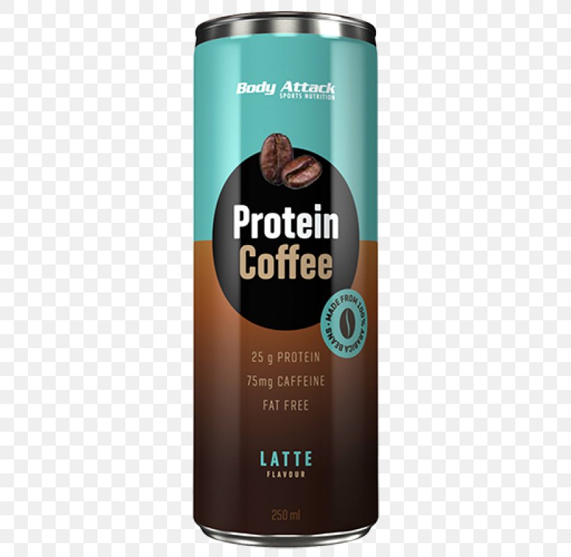 Latte BODY ATTACK PROTEIN COFFEE, 250ml Cafe Caffè, PNG, 800x800px, Latte, Cafe, Caffe, Coffee, Drink Download Free