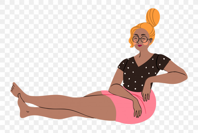 Relaxing Lady Woman, PNG, 2500x1688px, Relaxing, Arm Architecture, Arm Cortexm, Cartoon, Girl Download Free