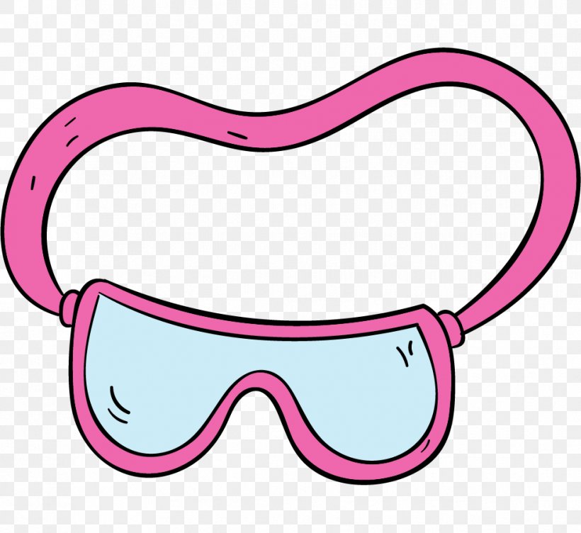 Swedish Goggles Vector Graphics Image, PNG, 981x900px, Swedish Goggles, Area, Cartoon, Color, Diving Mask Download Free