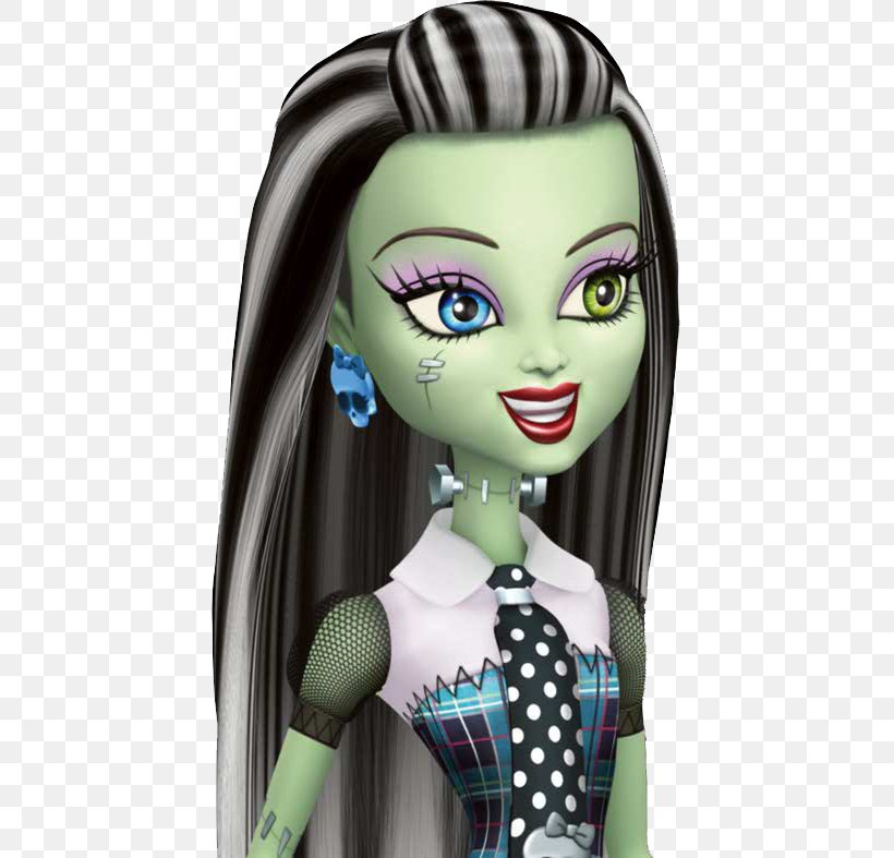 Frankie Stein Monster High: Ghouls Rule Doll Clawdeen Wolf Cleo DeNile, PNG, 548x787px, 3d Computer Graphics, Frankie Stein, Action Figure, Barbie, Brown Hair Download Free