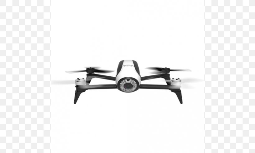 Parrot Bebop 2 Parrot Bebop Drone Unmanned Aerial Vehicle Quadcopter First-person View, PNG, 740x493px, Parrot Bebop 2, Aircraft, Airplane, Automotive Exterior, Black And White Download Free