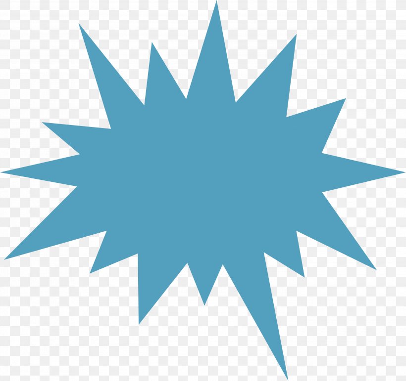 Blue Sawtooth Blasting Stickers, PNG, 2795x2628px, Royalty Free, Blue, Drawing, Explosion, Leaf Download Free