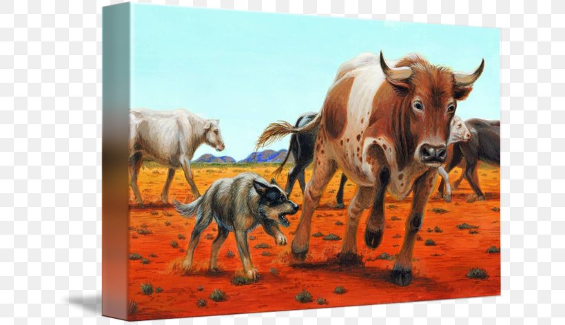 Australian Cattle Dog Dairy Cattle Stumpy Tail Cattle Dog Painting, PNG, 650x471px, Australian Cattle Dog, Art, Australia, Boskapshund, Canvas Download Free