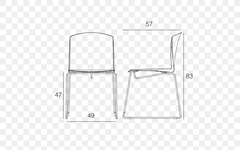 Chair White Line, PNG, 512x512px, Chair, Black And White, Design M, Furniture, Rectangle Download Free