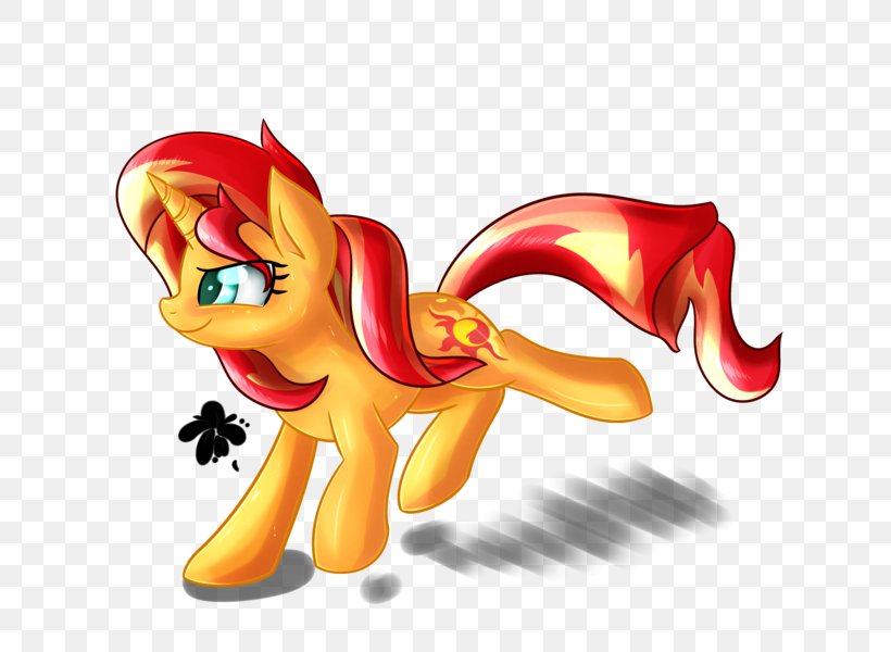 Pony Sunset Shimmer Cartoon Equestria DeviantArt, PNG, 729x600px, Watercolor, Cartoon, Flower, Frame, Heart Download Free