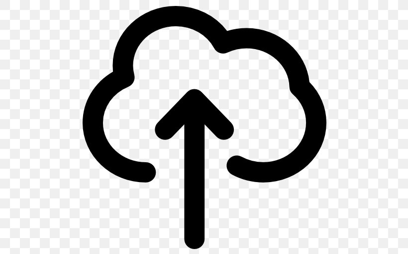 Upload Cloud Storage Clip Art, PNG, 512x512px, Upload, Area, Black And White, Cloud Computing, Cloud Storage Download Free