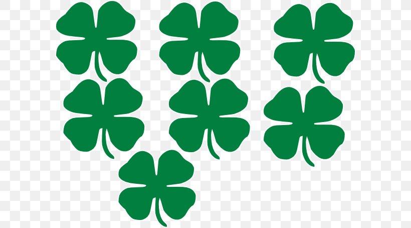 Shamrock Saint Patrick's Day Four-leaf Clover Clip Art, PNG, 600x454px, Shamrock, Clover, Com, Fourleaf Clover, Free Content Download Free