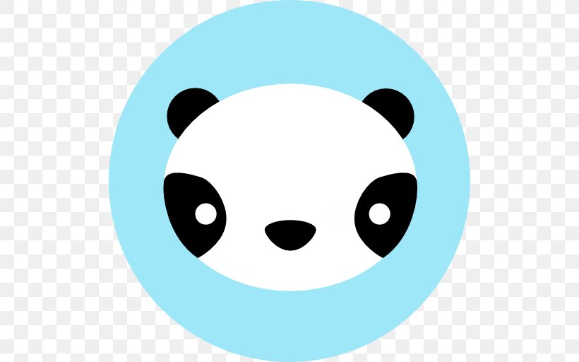 Giant Panda Bear Clip Art, PNG, 512x512px, Giant Panda, Animal, Area, Bear, Blue Download Free