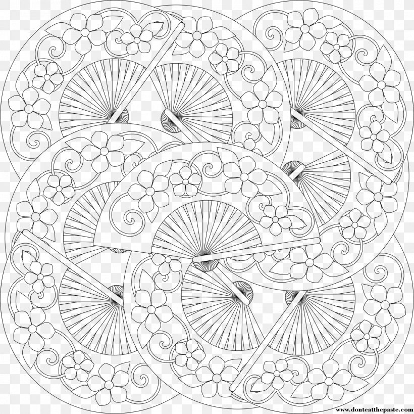 Large Coloring Book: Coloring Books For Kids Hand Fan Child, PNG, 1600x1600px, Coloring Book, Adult, Area, Black And White, Book Download Free