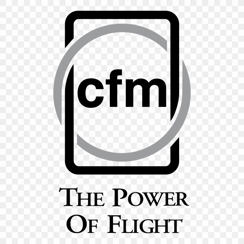 Logo Brand CFM International Font Vector Graphics, PNG, 2400x2400px, Logo, Area, Black And White, Brand, Cfm International Download Free