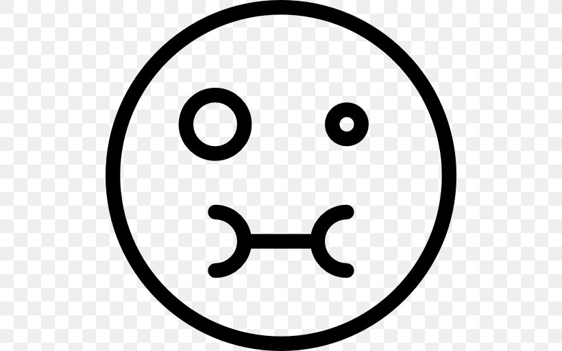 Smiley Emoticon, PNG, 512x512px, Smiley, Area, Black And White, Computer Font, Emoji Download Free