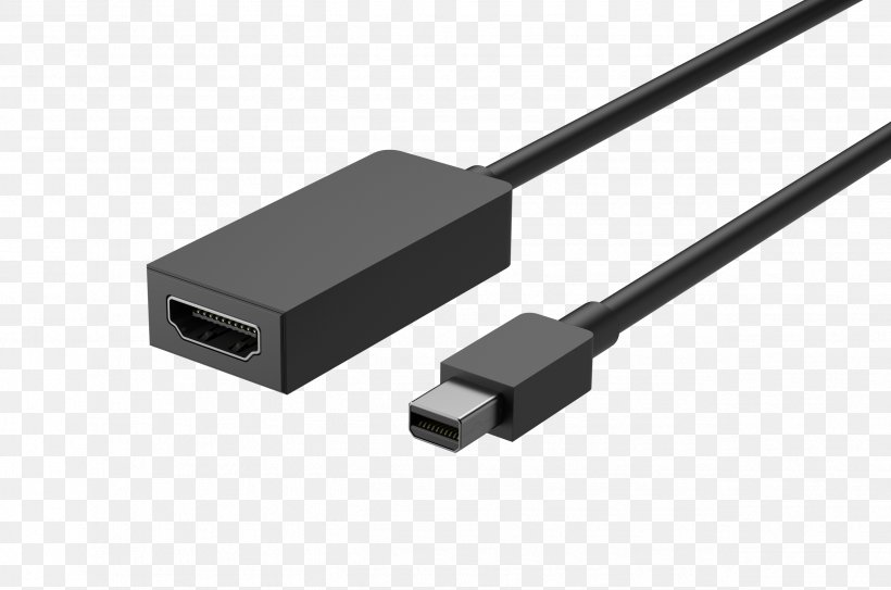 Surface Mini DisplayPort Adapter HDMI, PNG, 2548x1688px, Surface, Adapter, Cable, Computer, Computer Monitors Download Free