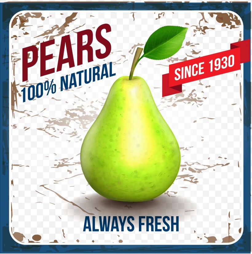 Ice Cream Pear Fruit, PNG, 2545x2564px, Ice Cream, Advertising, Auglis, Cartoon, Diet Food Download Free