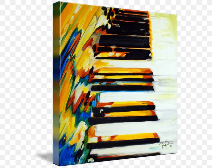Painting Abstract Art Jazz Piano, PNG, 566x650px, Watercolor, Cartoon, Flower, Frame, Heart Download Free