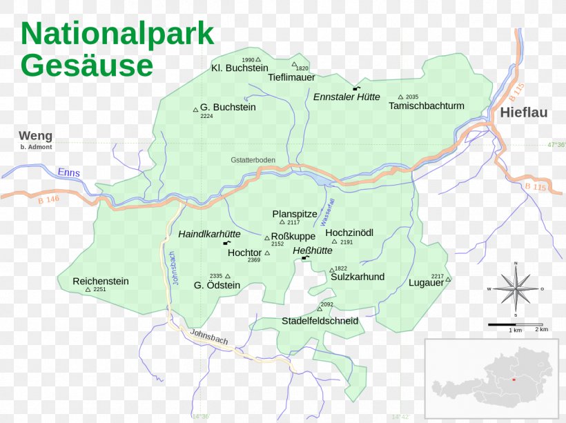 Hochtor Weng Im Gesäuse Ennstal Alps Nationalpark Kalkalpen, PNG, 1270x950px, National Park, Alps, Area, Austria, Diagram Download Free