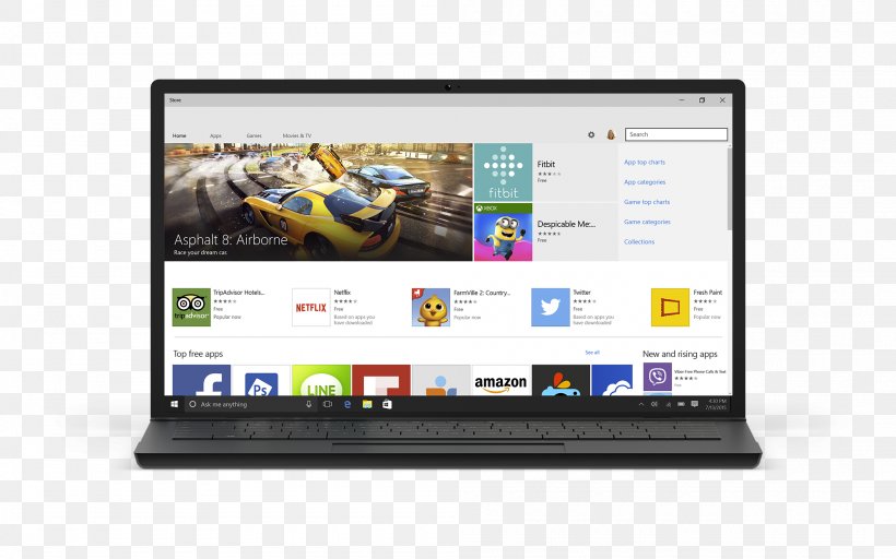 Microsoft Store Windows 10 Universal Windows Platform, PNG, 2000x1250px, Microsoft Store, Android, Brand, Computer, Computer Monitor Download Free