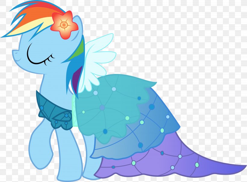 Pony Rainbow Dash Pinkie Pie Dress Twilight Sparkle, PNG, 5041x3711px, Pony, Applejack, Art, Bridesmaid Dress, Cartoon Download Free