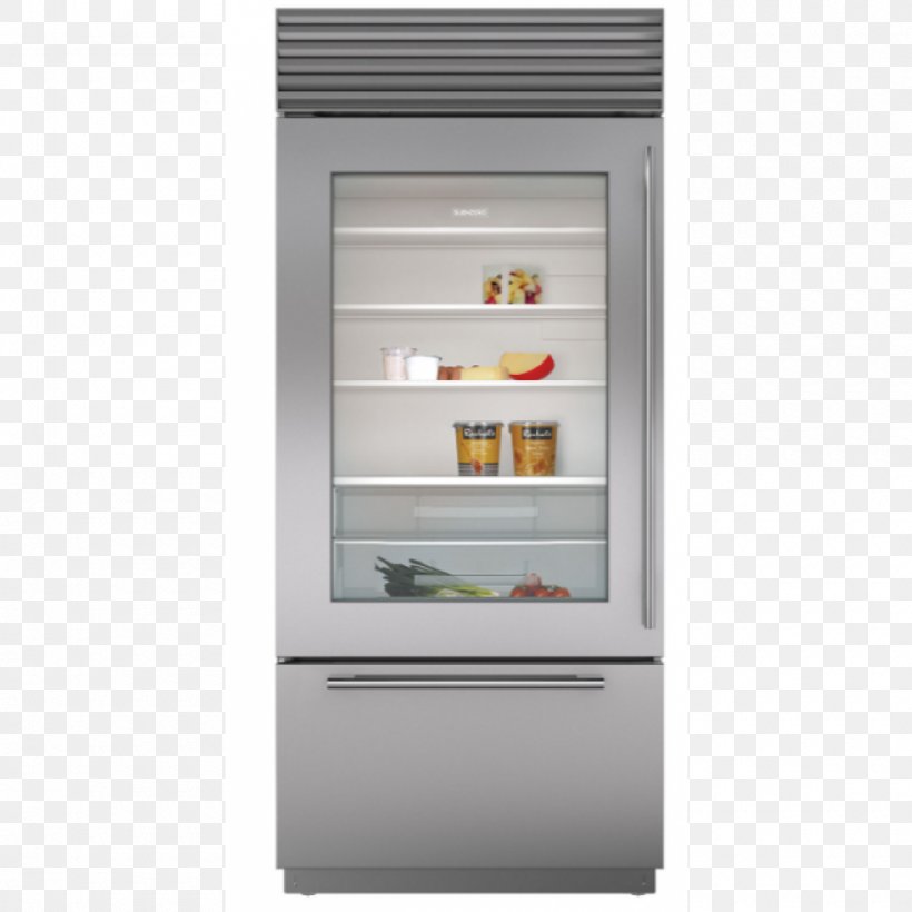 Refrigerator Window Sub-Zero Door Freezers, PNG, 1000x1000px, Refrigerator, Condenser, Door, Drawer, Energy Star Download Free