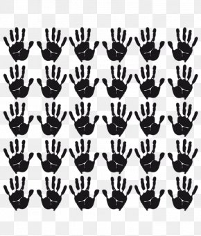 Hand - Sticker Decoratie Black Display Window Shop PNG
