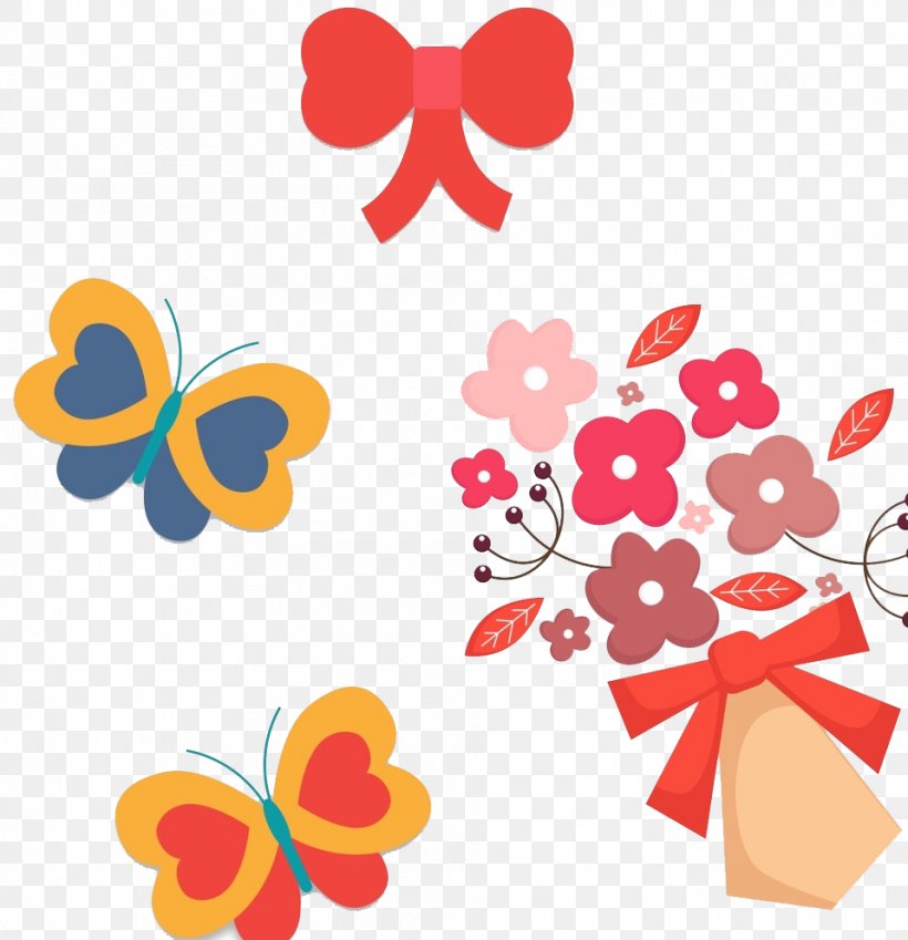 Cartoon Clip Art, PNG, 959x994px, Cartoon, Designer, Flower, Flower Bouquet, Heart Download Free