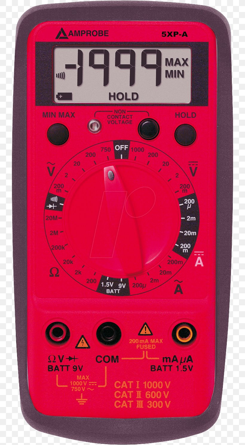 Digital Multimeter Electrical Engineering Electric Potential Difference Measurement Category, PNG, 744x1487px, Multimeter, Alternating Current, Bargraf, Digital Multimeter, Direct Current Download Free