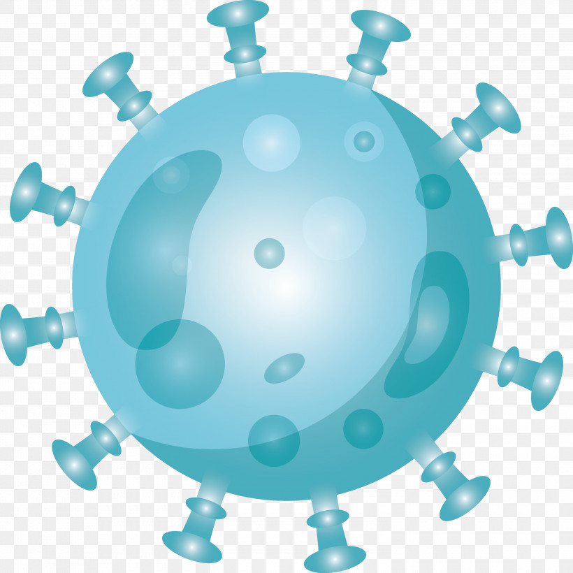 Coronavirus Corona COVID, PNG, 3000x3000px, Coronavirus, Aqua, Circle, Corona, Covid Download Free