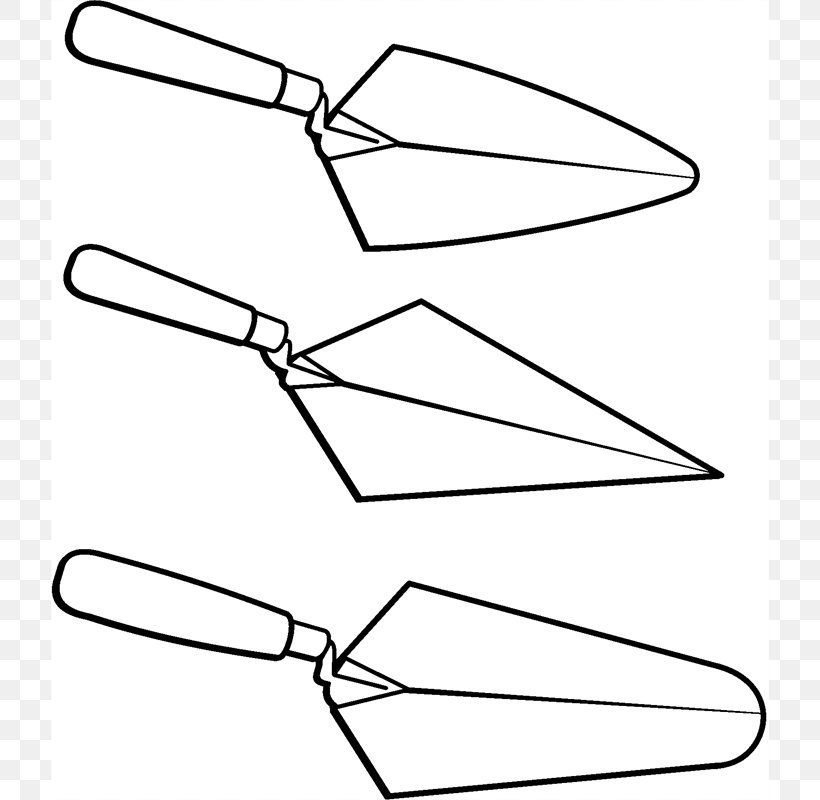 Masonry Trowel Brick Clip Art, PNG, 800x800px, Trowel, Area, Black And White, Brick, Bricklayer Download Free