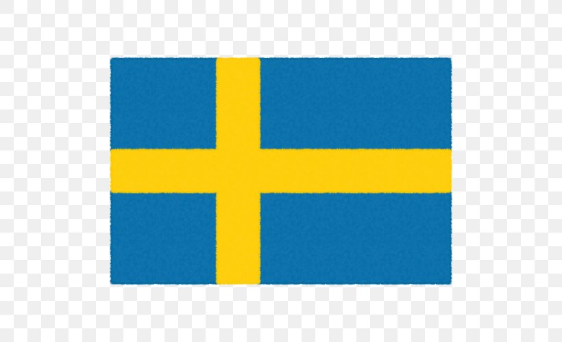 Flag Of Sweden Swedish Flags Of The World, PNG, 500x500px, Sweden, Area, Blue, Cobalt Blue, Electric Blue Download Free