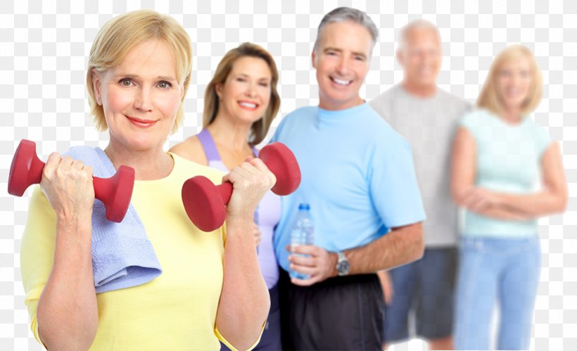 Physical Fitness Fitness Centre Exercise Old Age, PNG, 821x500px, Physical Fitness, Aerobic Exercise, Arm, Boxing Glove, Community Download Free
