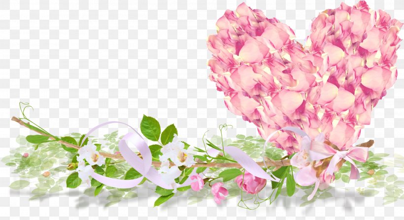 Rose Flower Heart, PNG, 3411x1862px, Rose, Blossom, Blue, Blue Rose, Branch Download Free