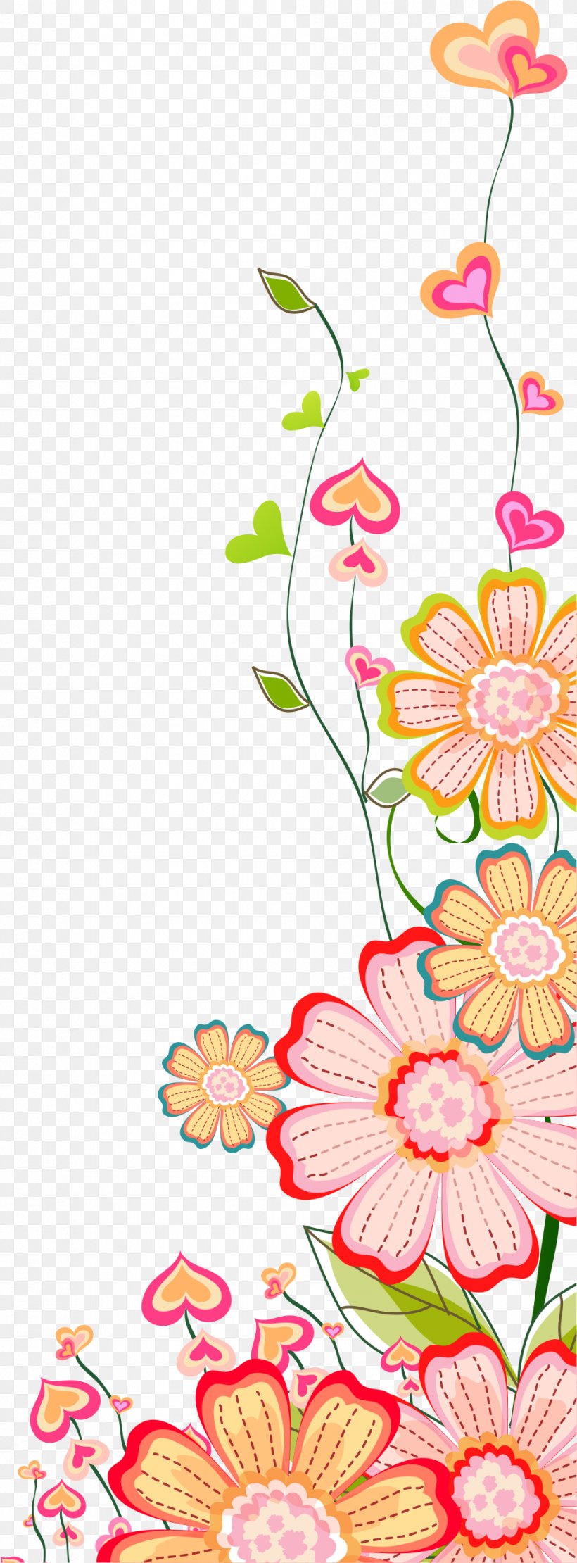 Floral Design Flower, PNG, 944x2556px, Floral Design, Area, Art, Branch, Creative Arts Download Free